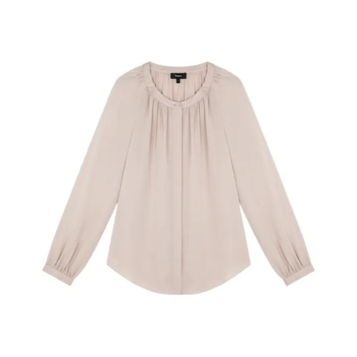 Theory Светло-розовые Женские Рубашки