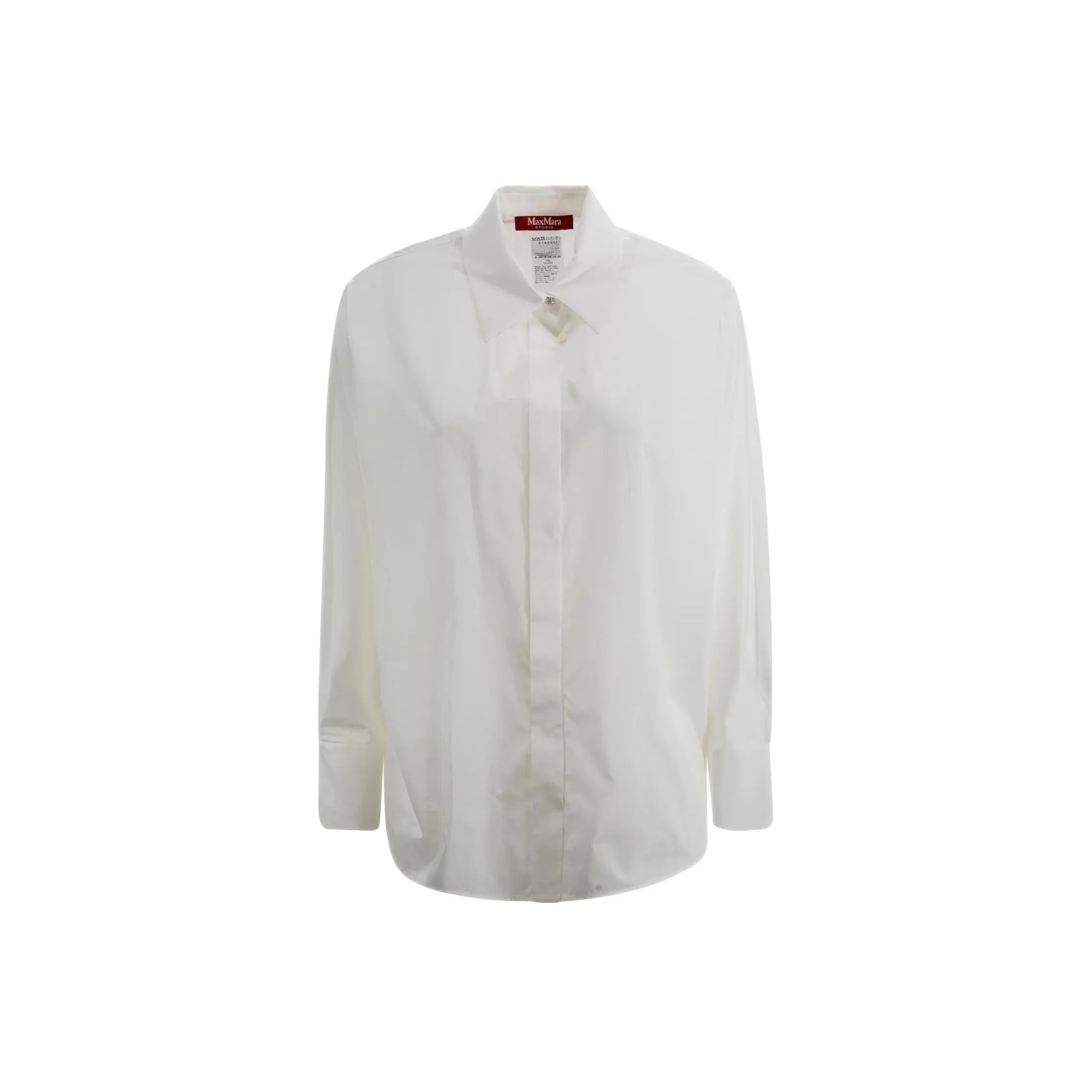 MaxMara Studio Clan Buttoned Long Sleeved Top
