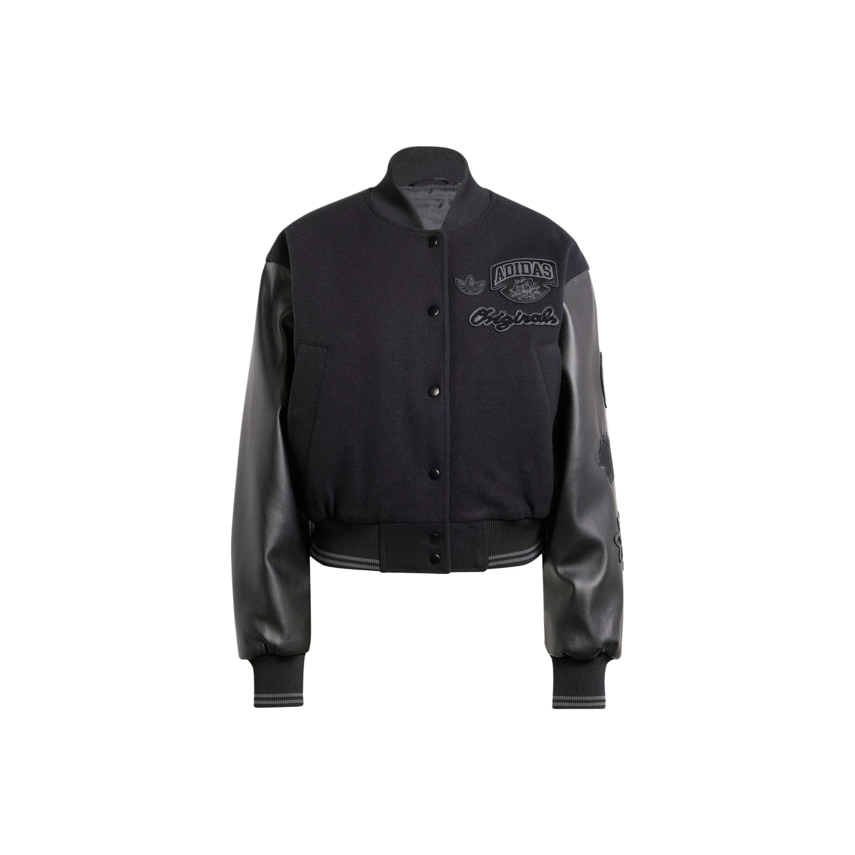 adidas originals Women
s Oversized Collegiate Jacket Black