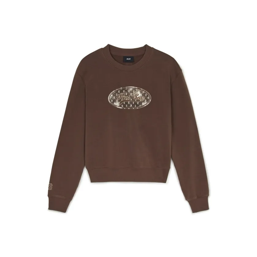 MLB Boston Red Sox RED SOX Sweatshirt Women's Brown
