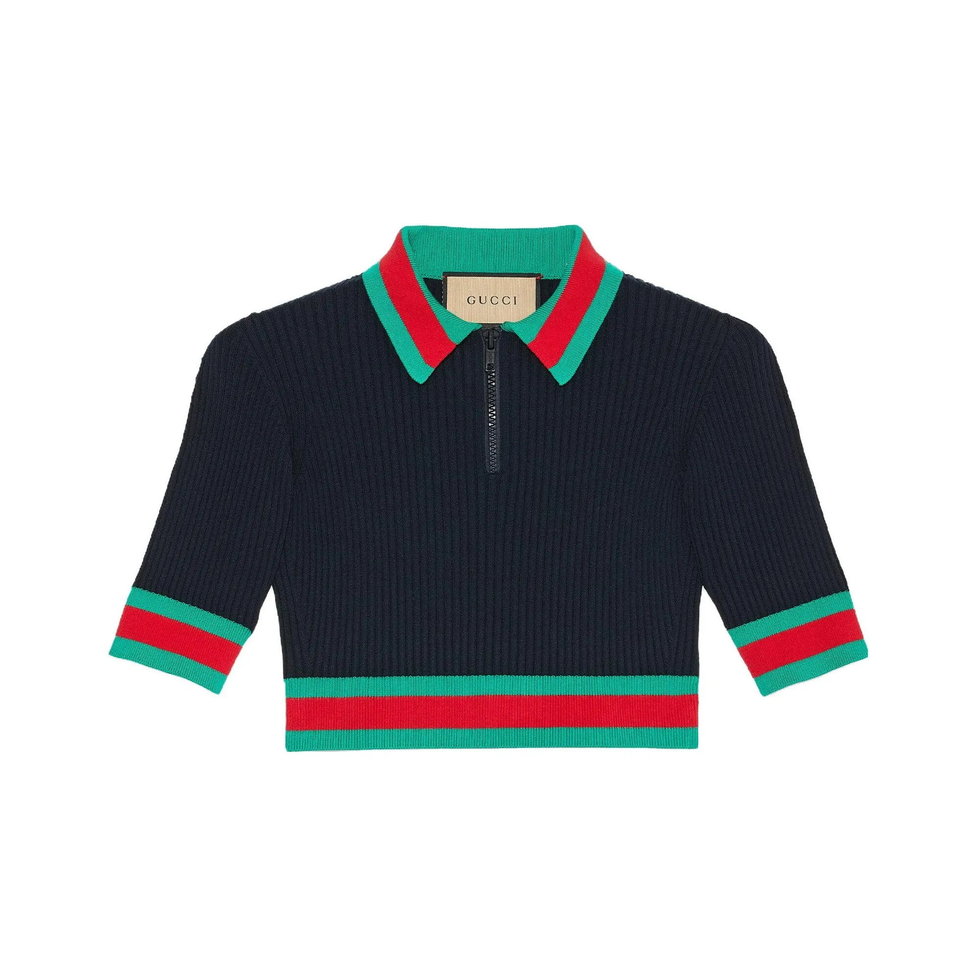 GUCCI Cropped Polo Shirt
