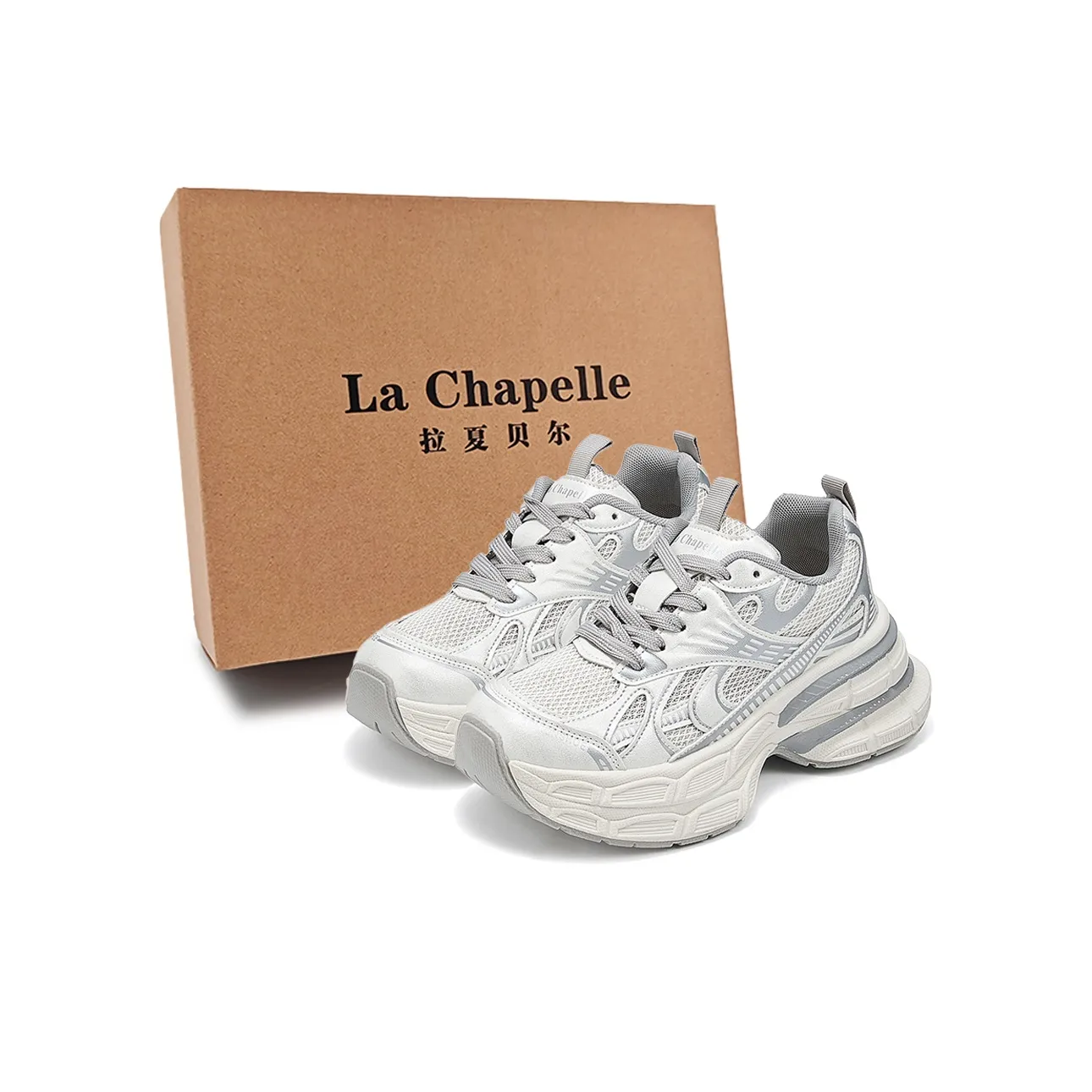 La Chapelle массивные кроссовки Low Top Белые Женские