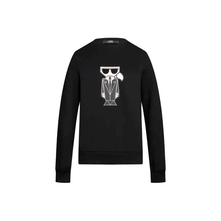 Свитшот KARL LAGERFELD женский черный