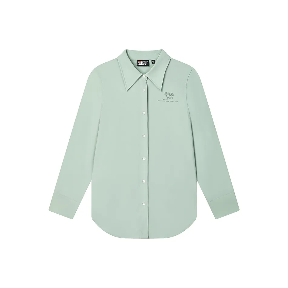 FILA Светлый Улыбка Зеленый Женские Рубашки