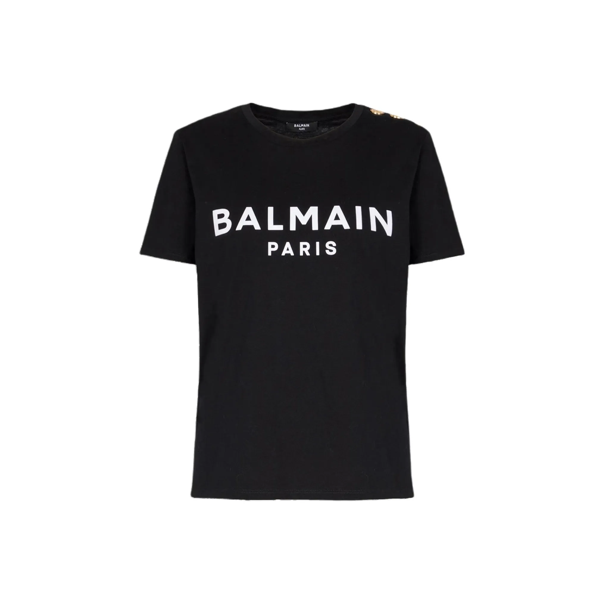 BALMAIN Черные Женские Т-рубашки
