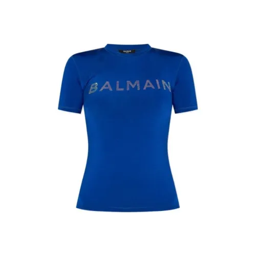 Balmain Hair Синие Женские Футболки