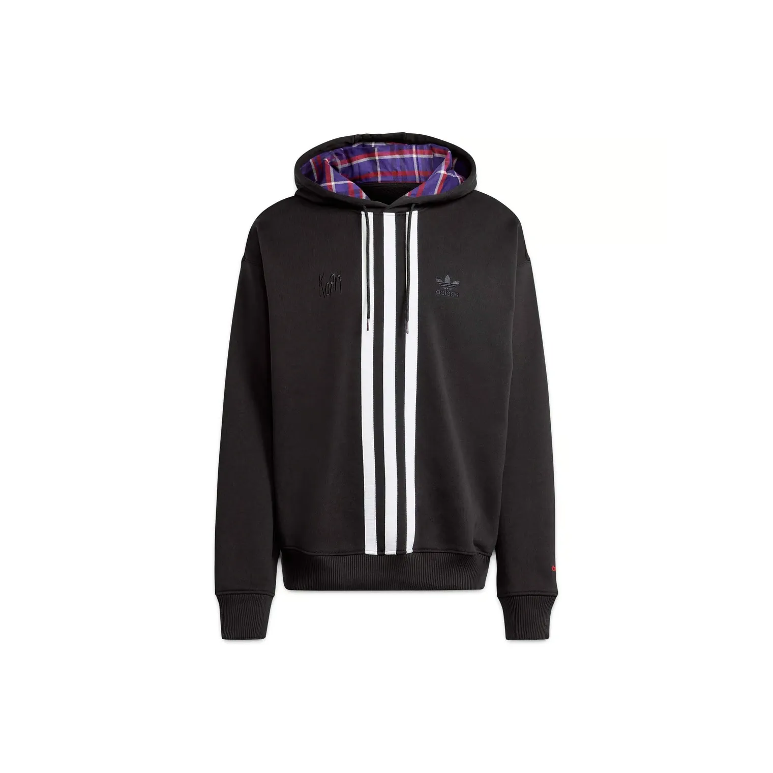 Adidas X KoRn Logo Hoodie Asia Sizing Black