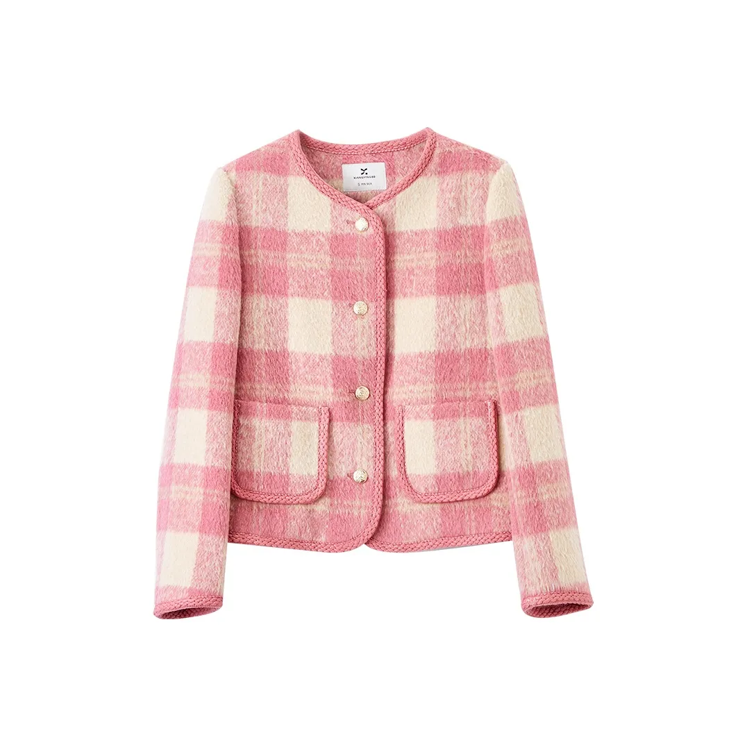 XIANGYING Куртки Пальто Женские Барби Розовый