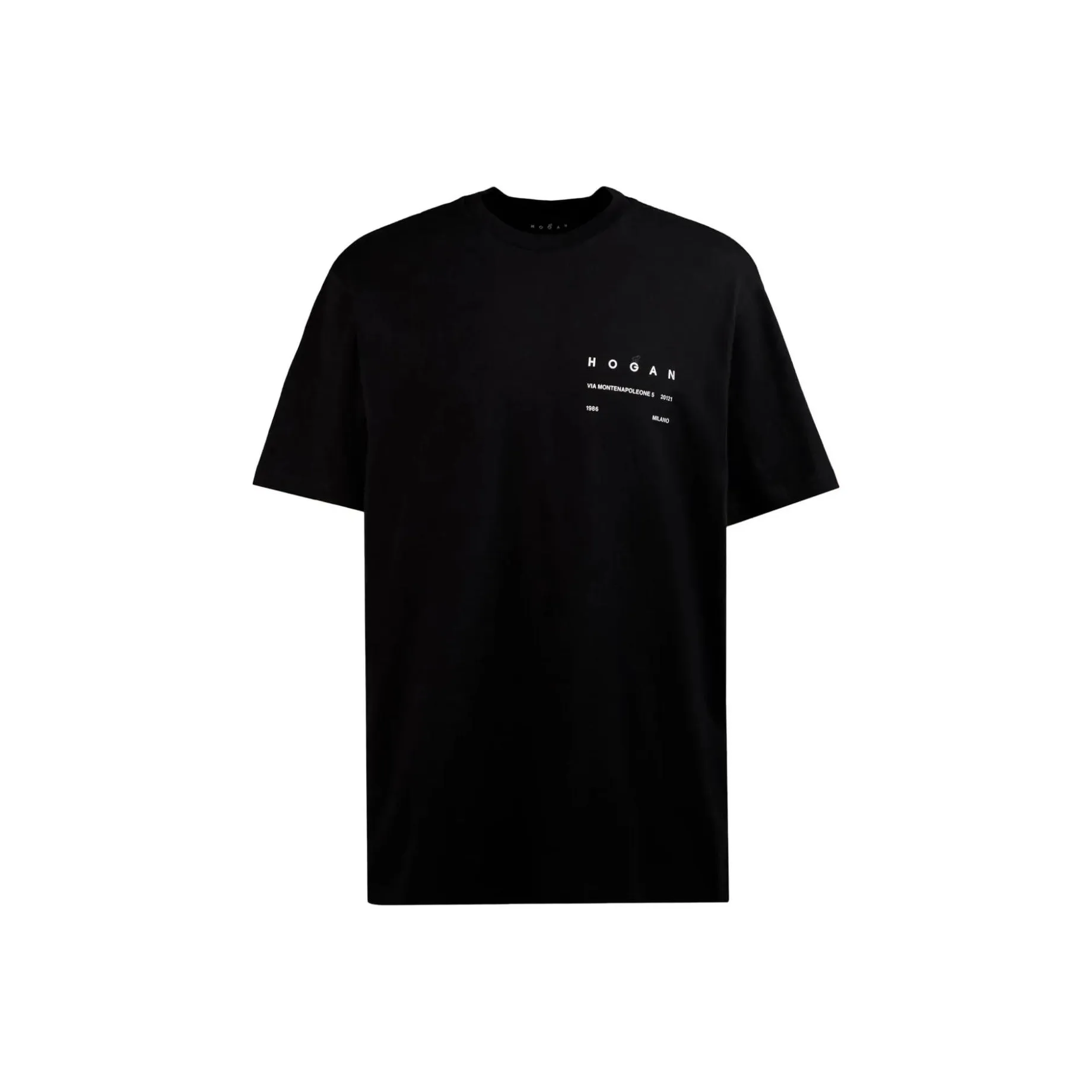 HOGAN Logo Printed Crewneck T Shirt
