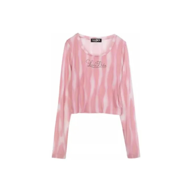 LALABOBO T Shirts Women's Pink