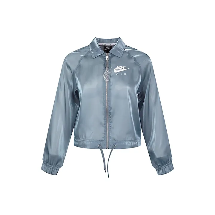 Nike Куртка Женская Флуоресцентный Синий