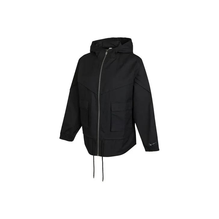 Nike Sports Wear Icon Clash Women's Loose Fit Hooded Jacket Black
