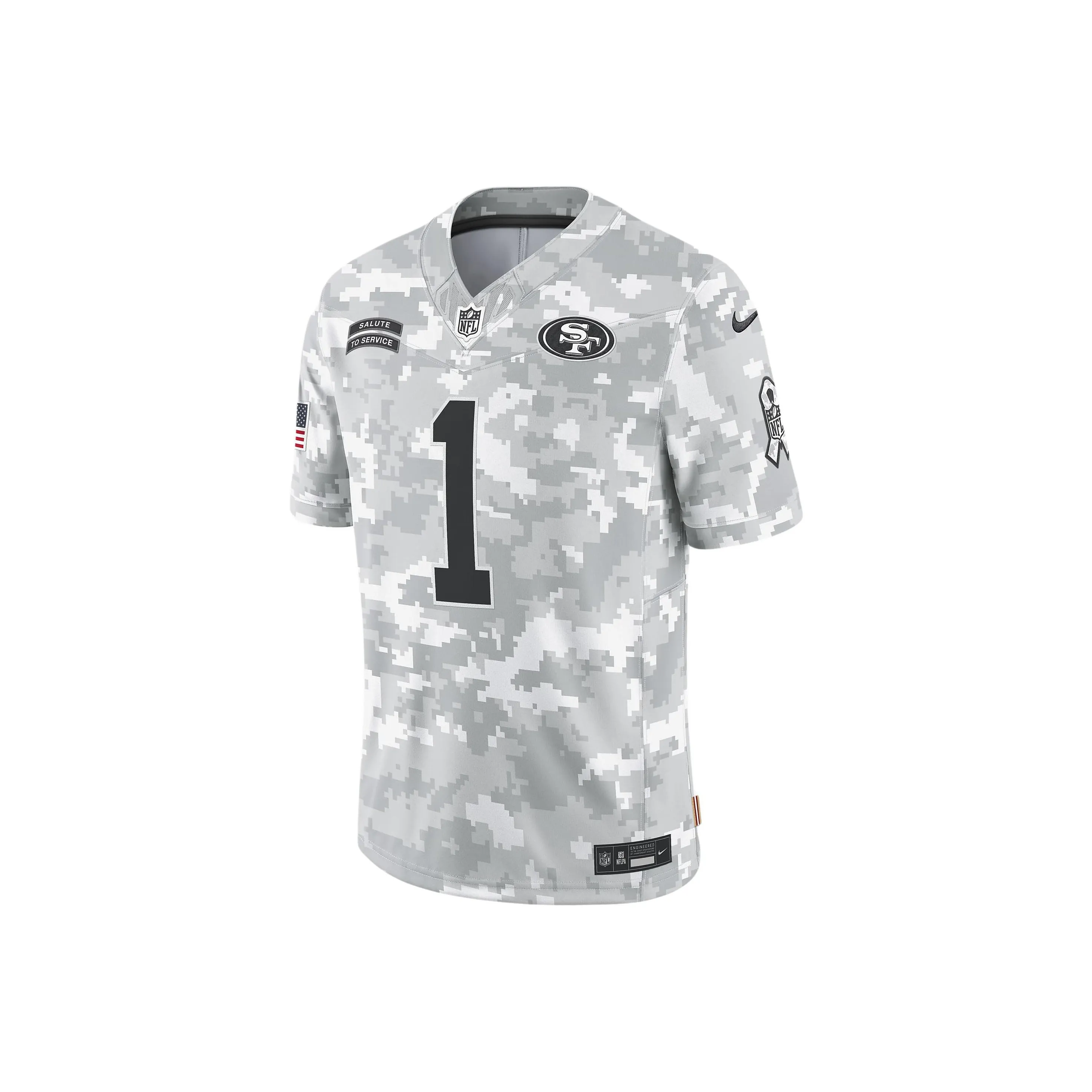 Nike Deebo Samuel Sr. San Francisco 49ers Salute To Service Men's Nike Dri FIT Nfl Limited Jersey