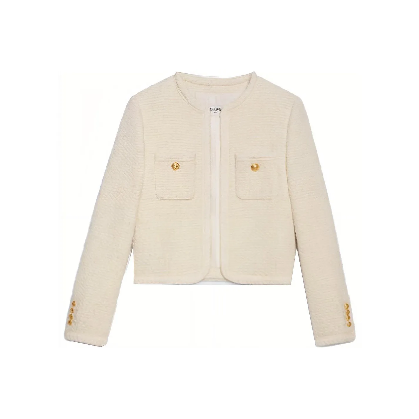 CELINE Jacket Women's Ivory White