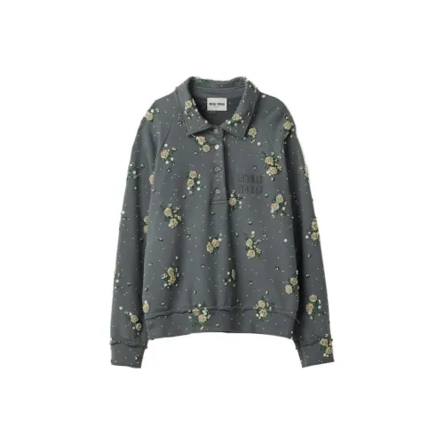 MIU MIU Серый Женские Поло