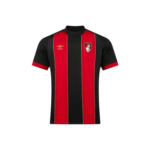 Umbro Красный/Черный Мужские Футбольные Джерси