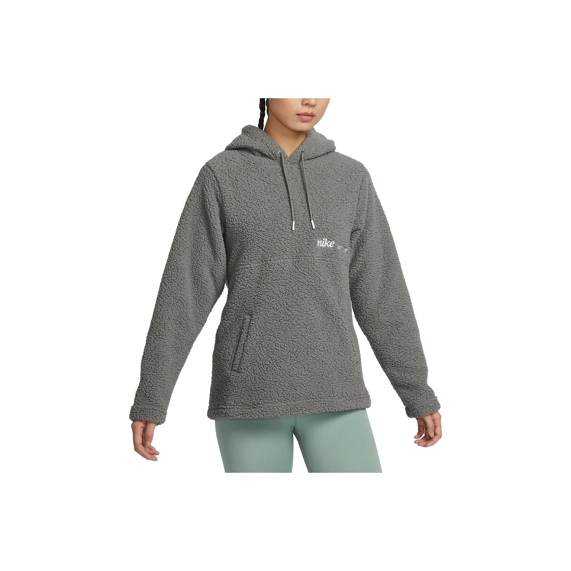 NIKE Асфальтовый серый Женские Свитшоты
