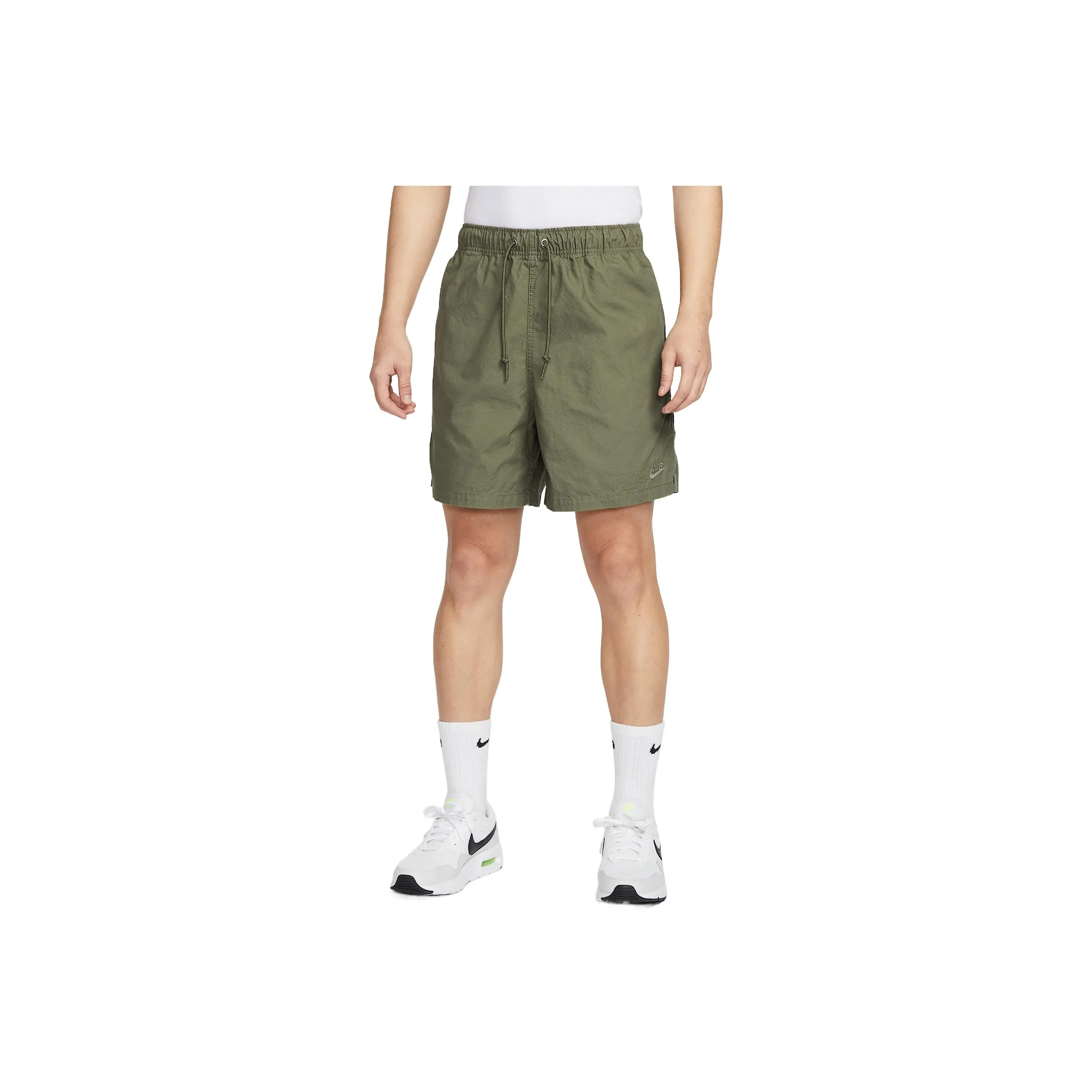 Nike Club Повседневные шорты Мужские Средне-оливково-зеленые