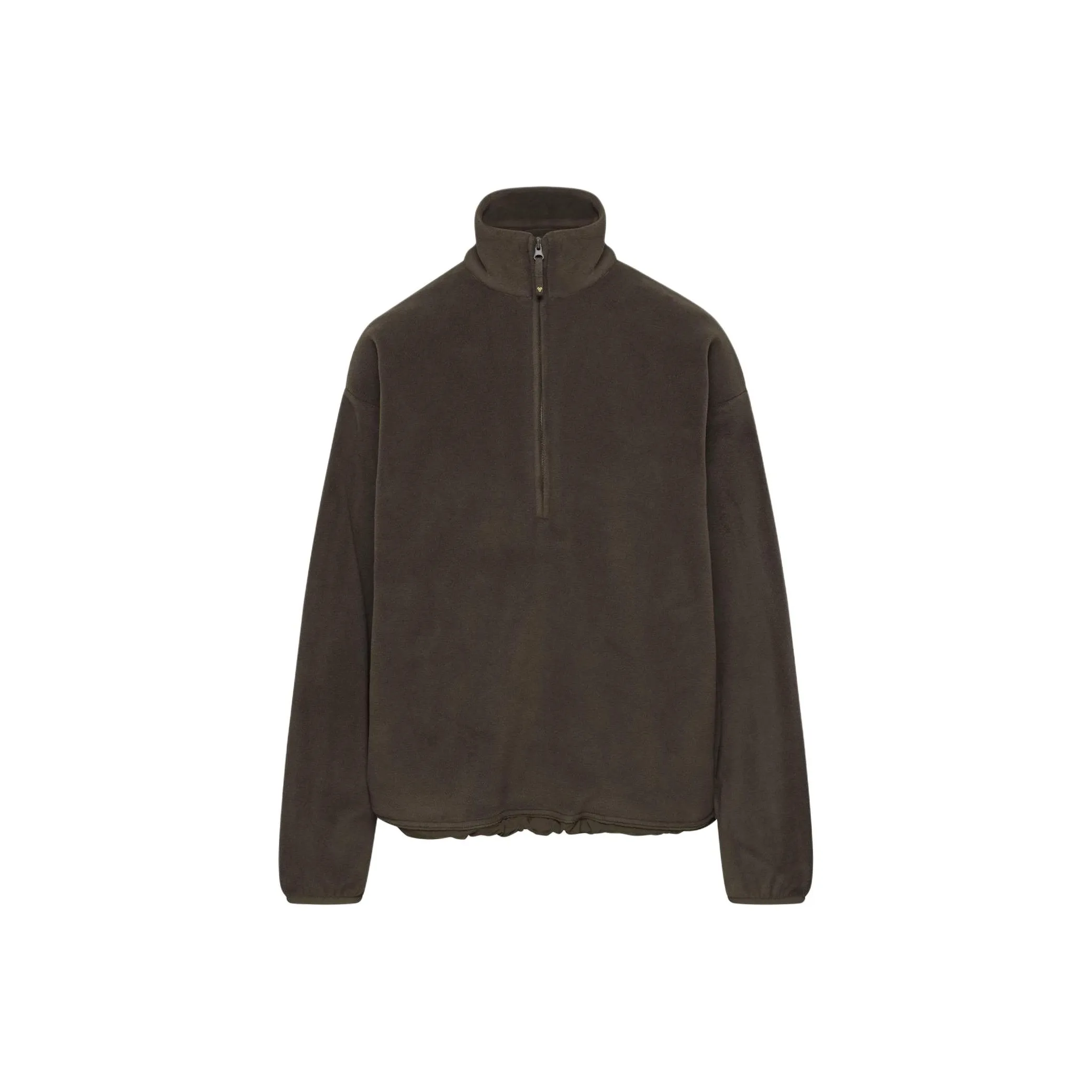 Aritzia Golden Polartec 200 1 4 Zip Охват бедер Свитер Толстовка Женские Богатый мокко коричневый Темный мокко коричневый