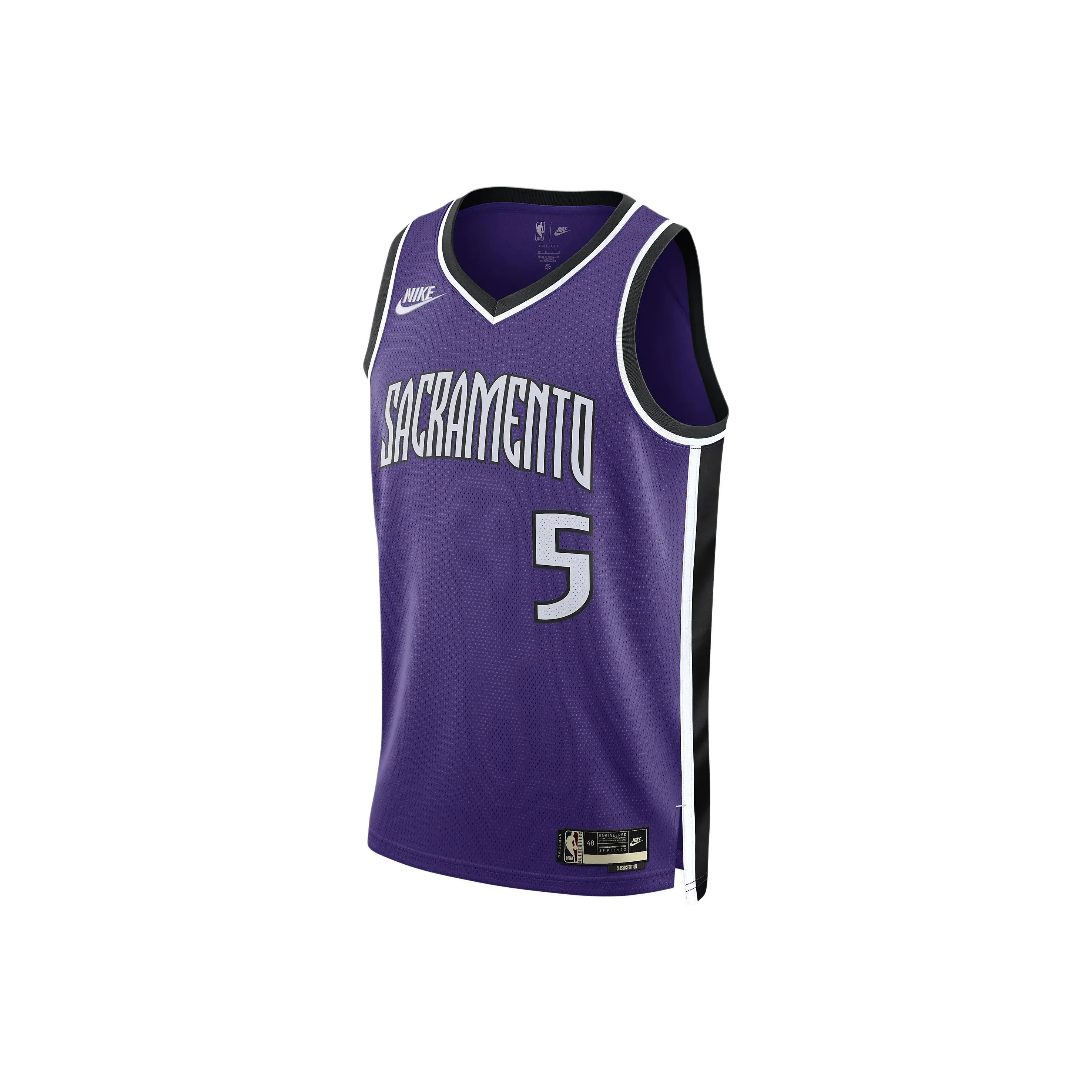 Nike De'Aaron Fox Sacramento Kings 2024/25 Hardwood Classics Men's Nike Dri FIT Nba Swingman Jersey