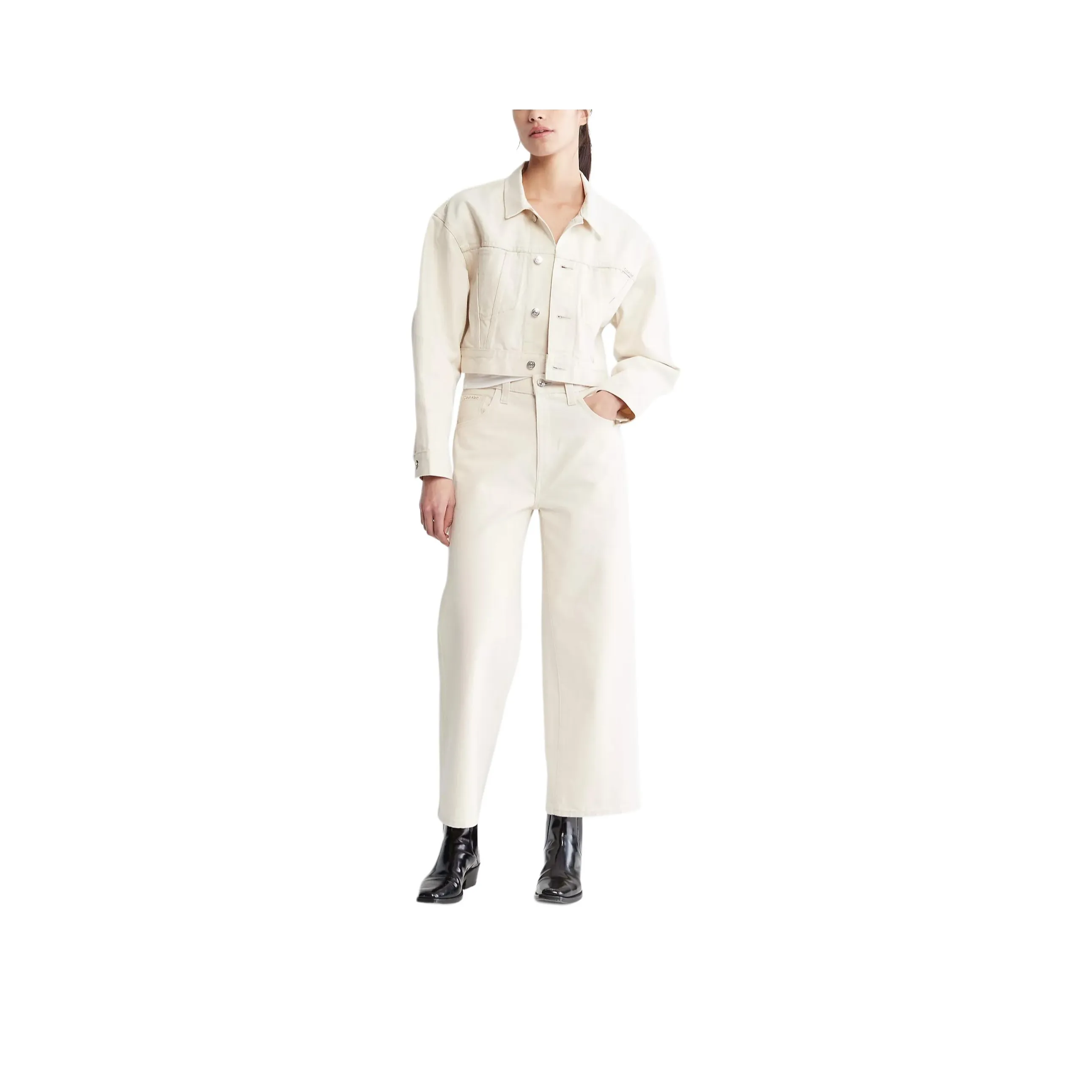 Calvin Klein Jackets Women's White