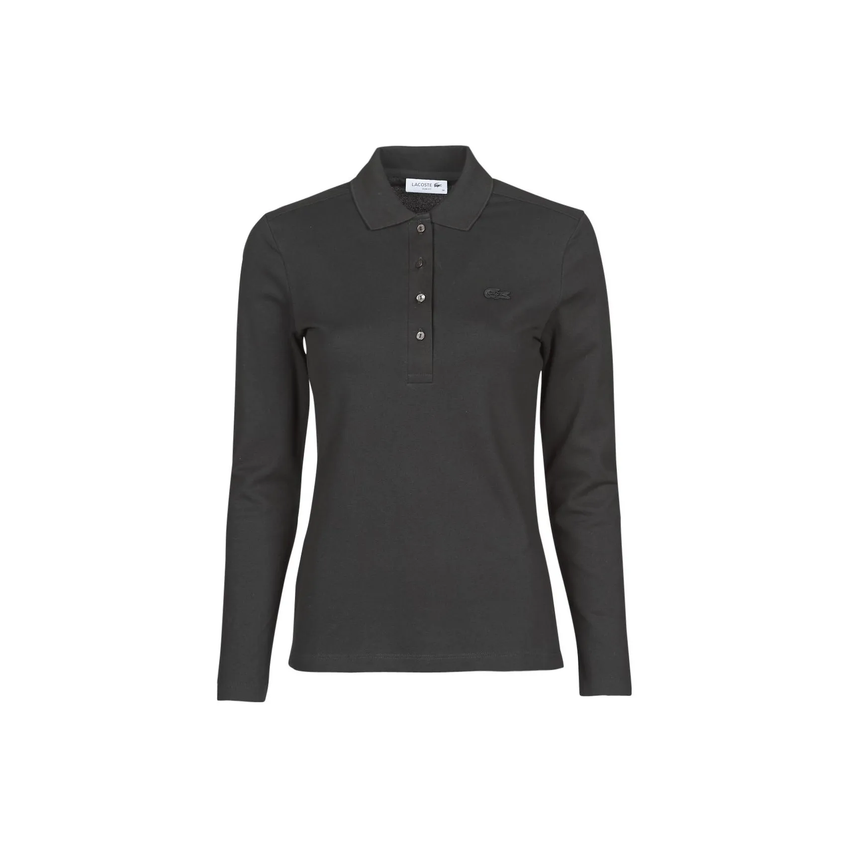 Поло Женское Черное от LACOSTE Collaboration