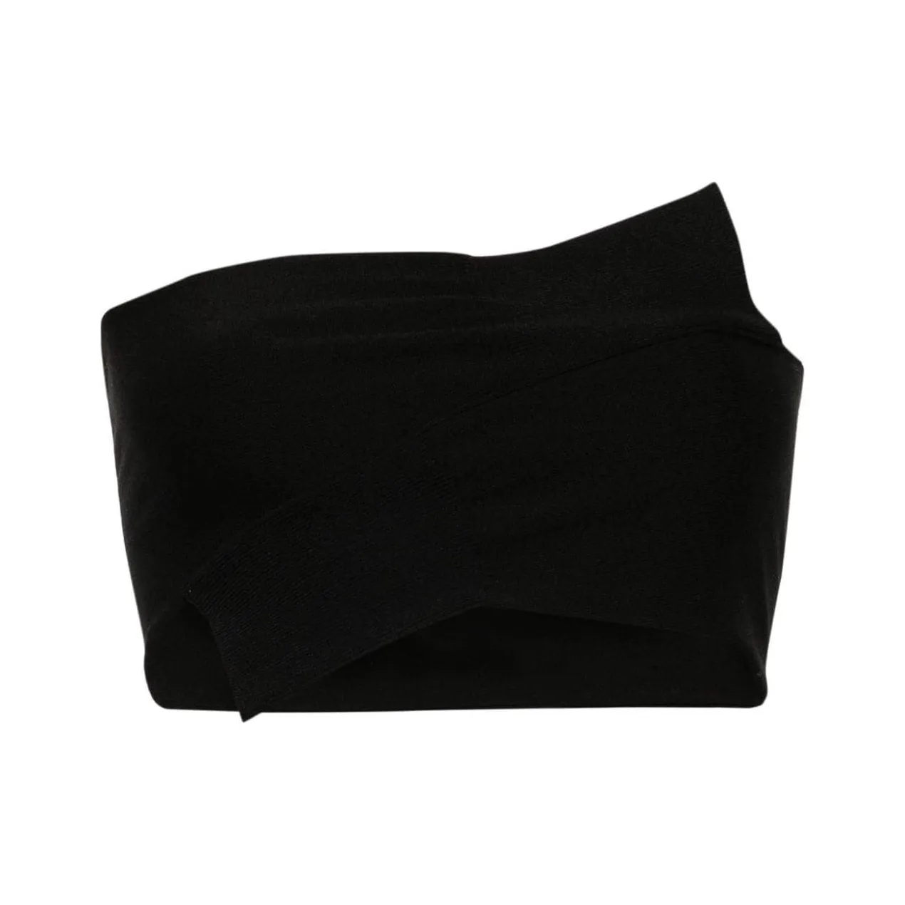MM6 Maison Margiela Cropped Wrapped Sleeves Bandeau Top