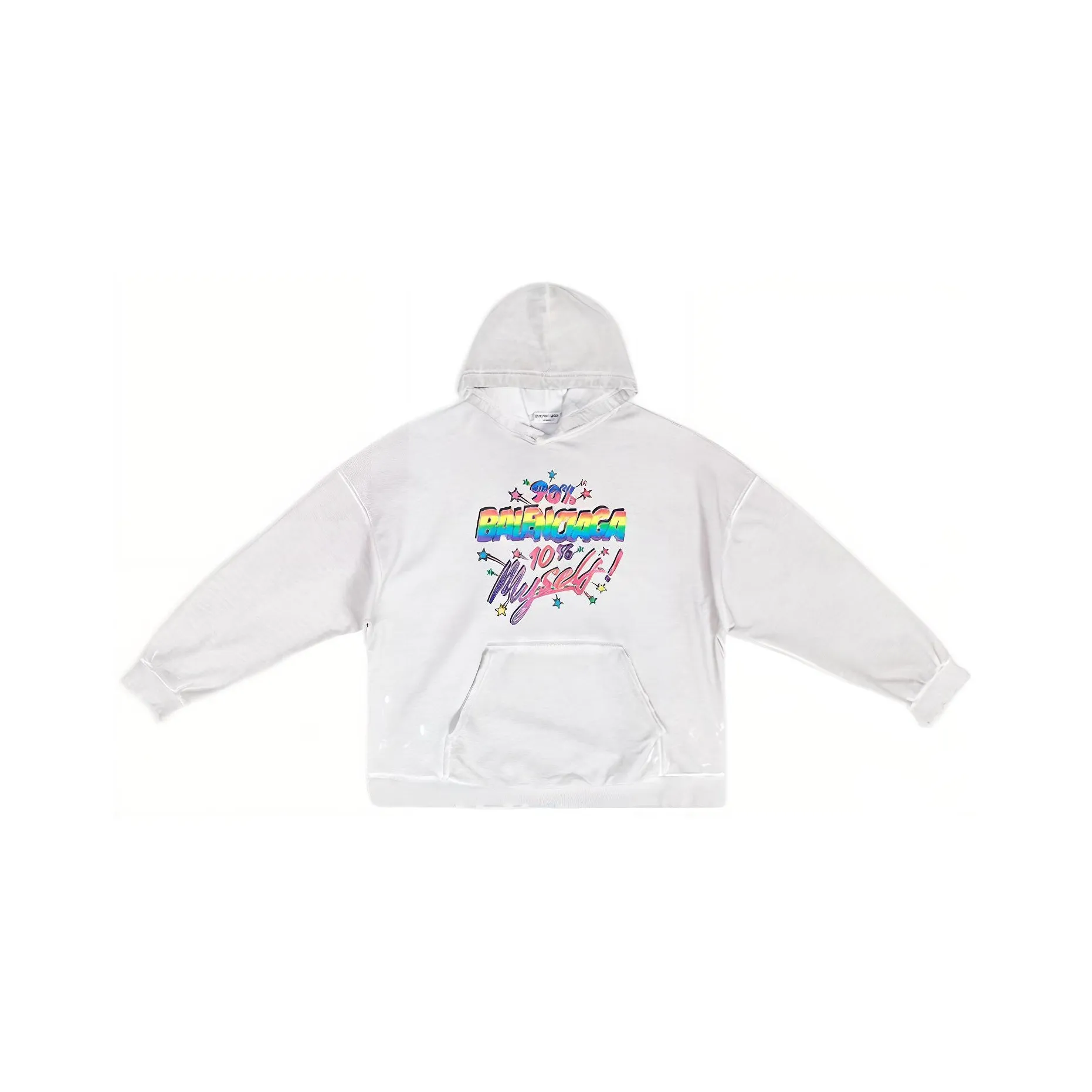 Balenciaga Свитшот Свободного кроя Женский Серый