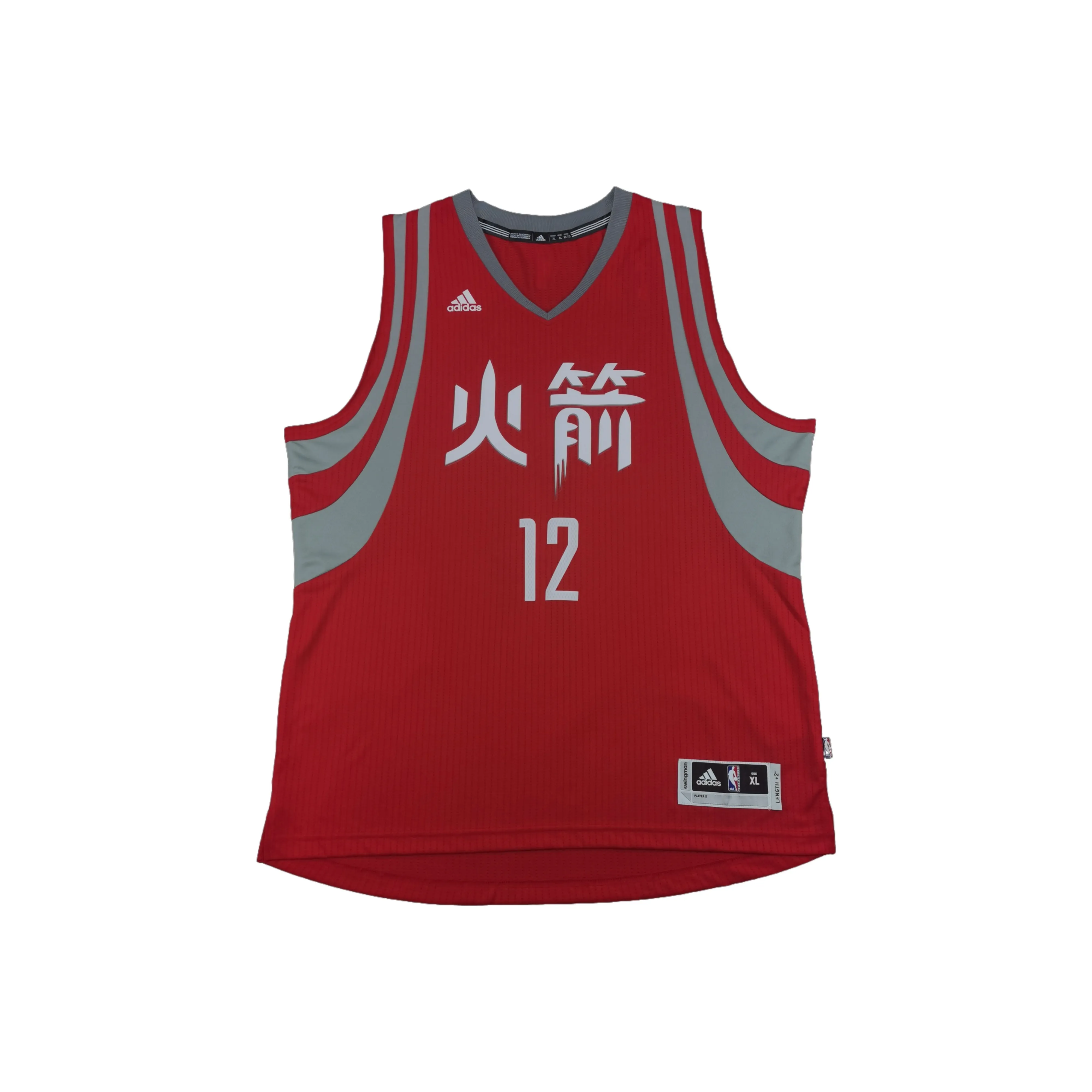 Adidas Баскетбольная Джерси Мужская Красная