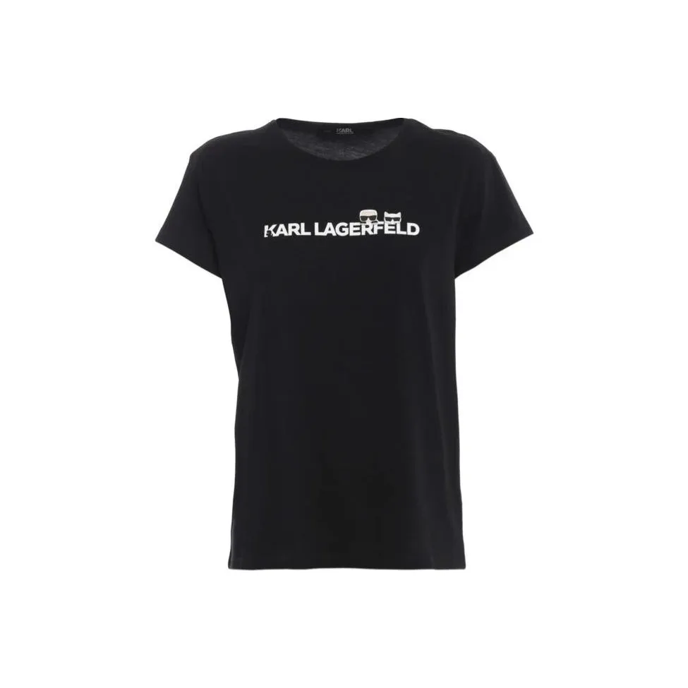 Karl Lagerfeld Logo Piping T shirt