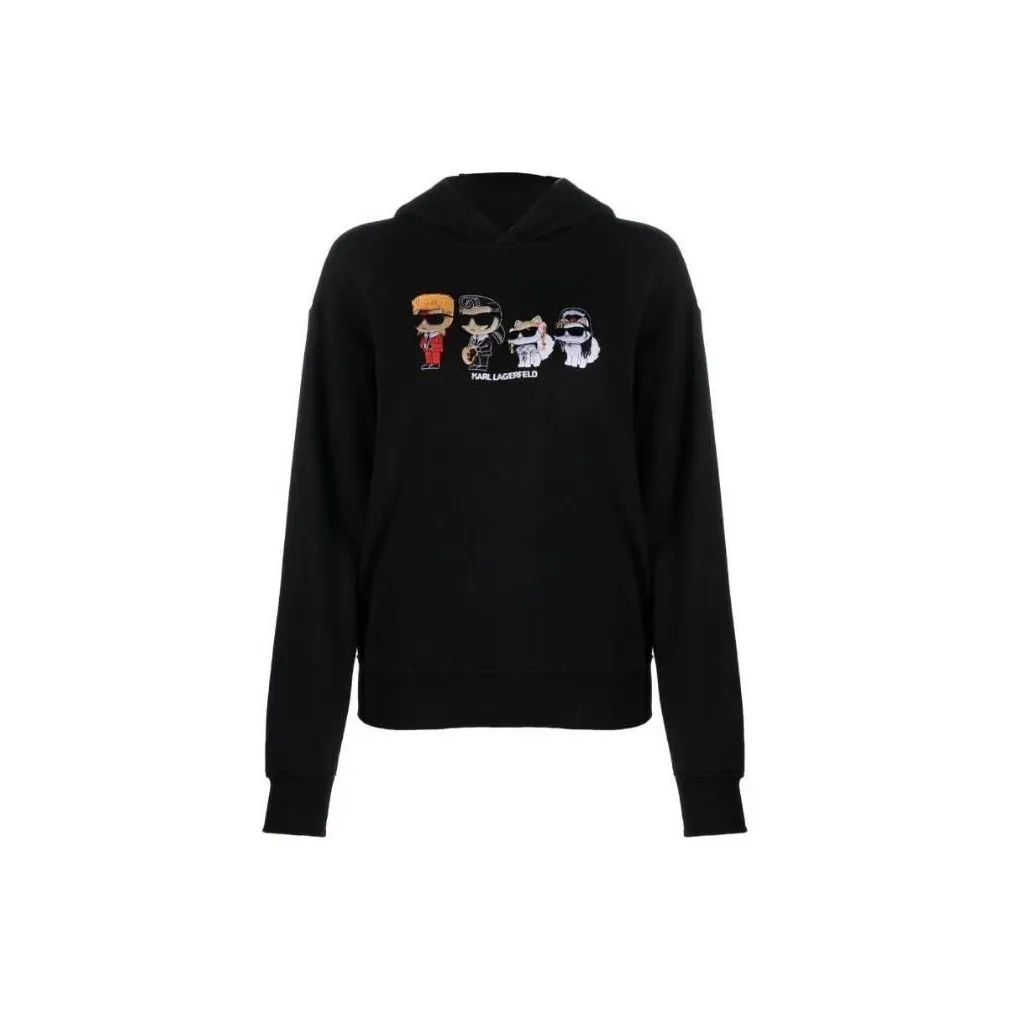Свитшот KARL LAGERFELD женский черный