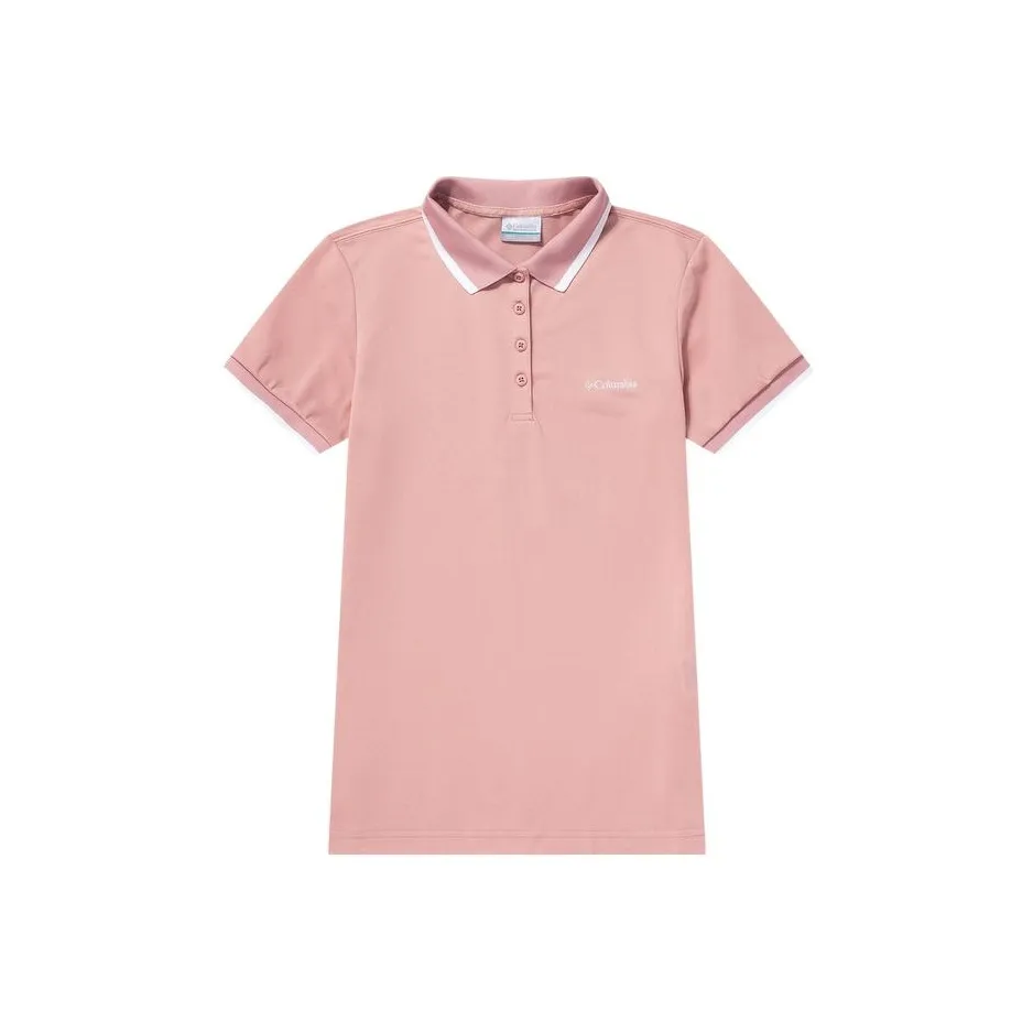 Columbia Polo Shirts Women's Pink