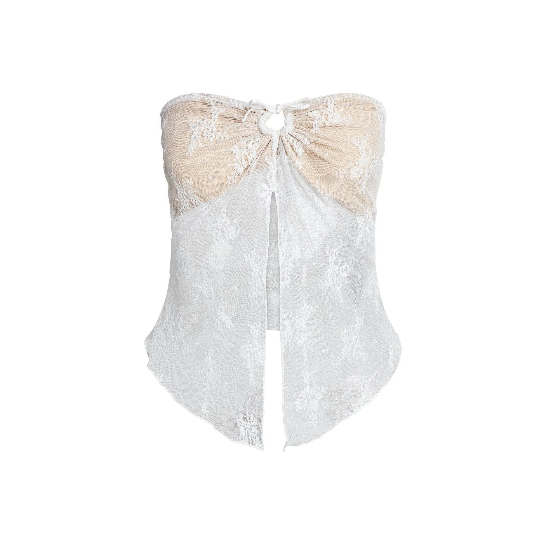 Tiger Mist KAROLINA Топ Без бретелей Топ Женская Белая