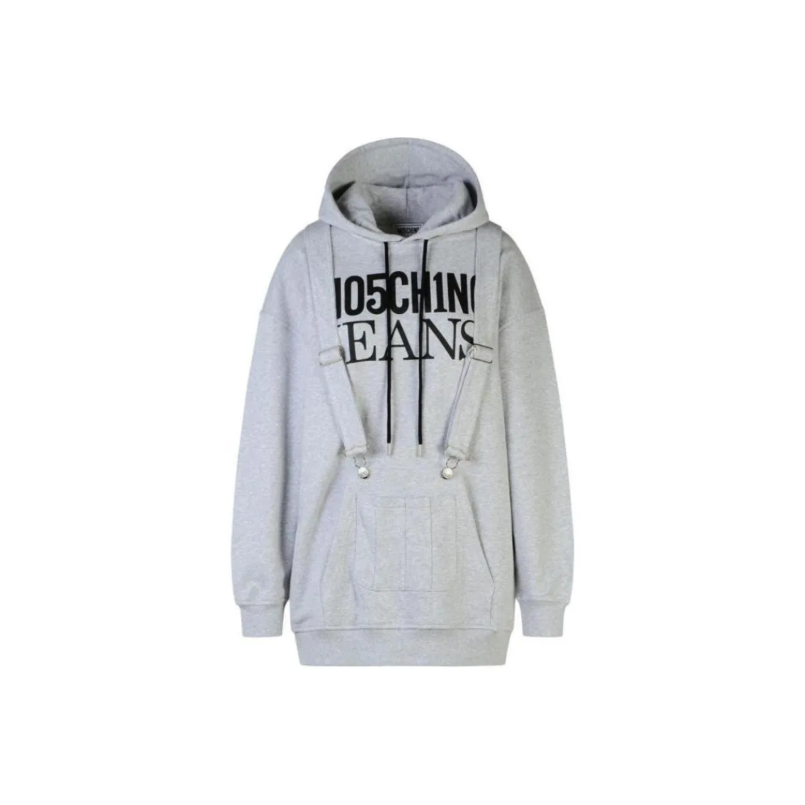 MOSCHINO Jeans Drawstring Hooded Mini Dress