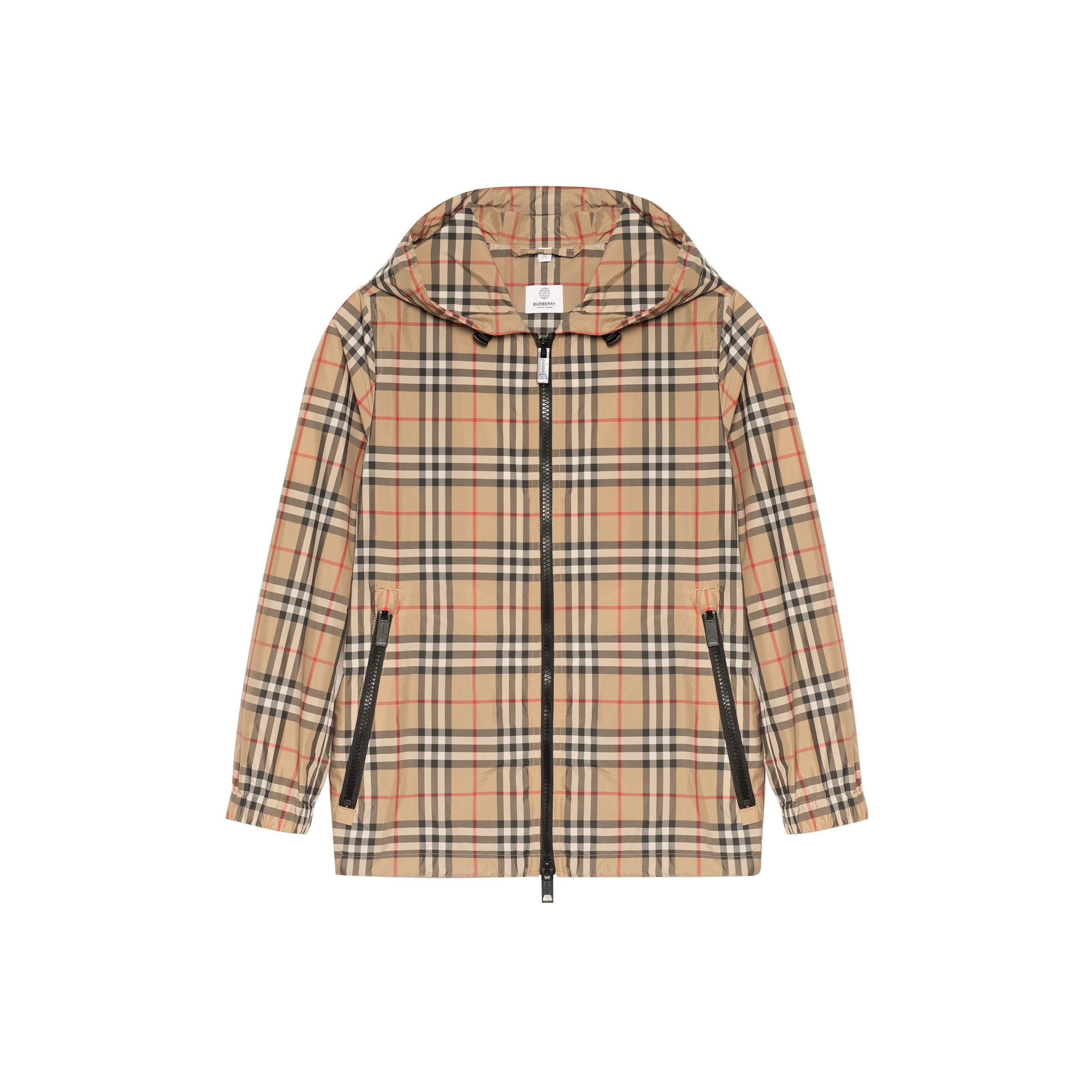 パーカー・フーディ Burberry Modern Plaid Jacket With Versatile Hood BURBERRY Hooded checked wool-blend fleece jacket | NET-A-PORTER