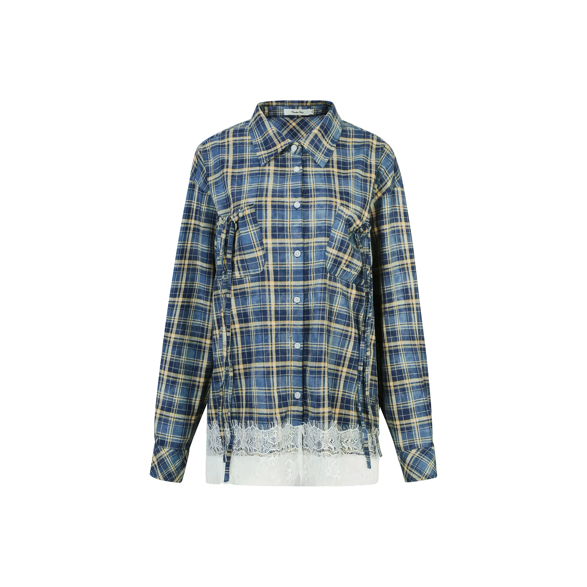 Guuka Hero Рубашка Женская Темно-синяя