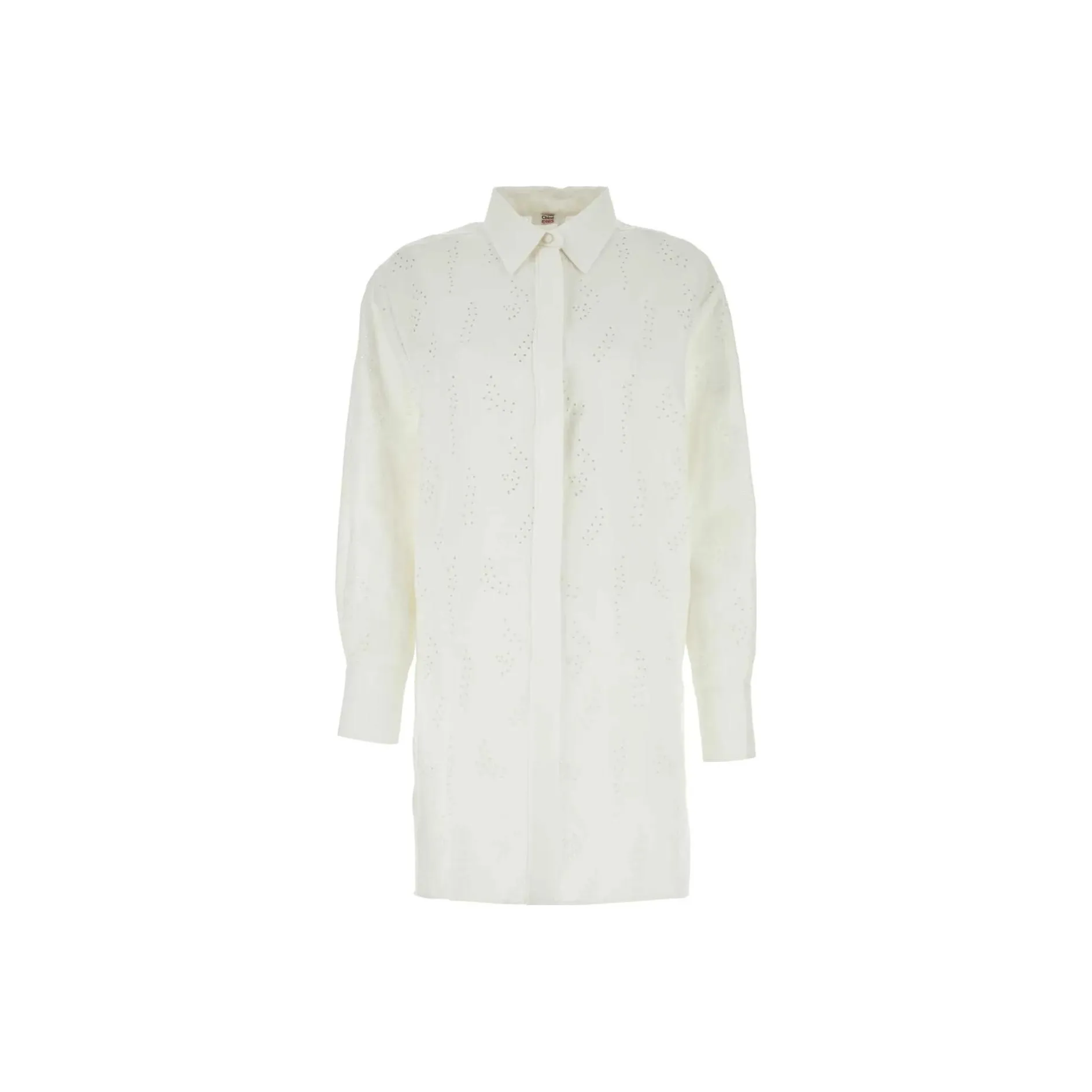 Chloé X Eres Patricia Broderie anglaise Shirtdress