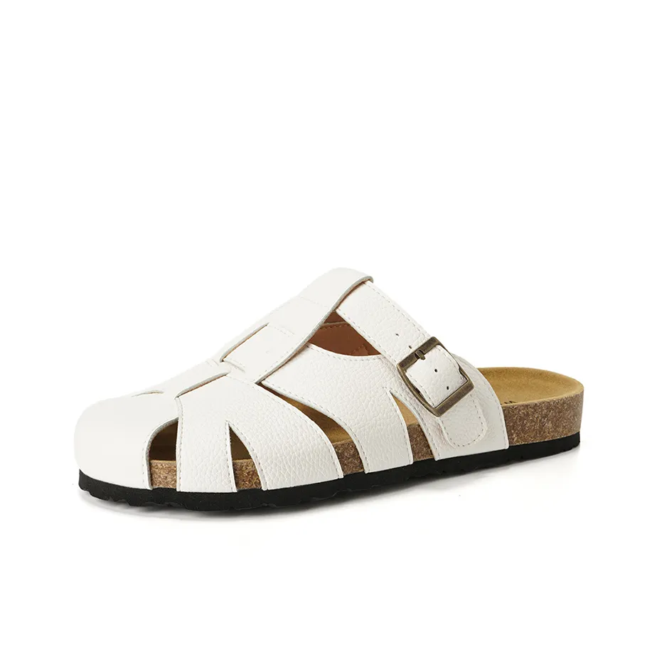 Lan Miao Резиновая подошва Череп Домашние тапочки Женские Экрю