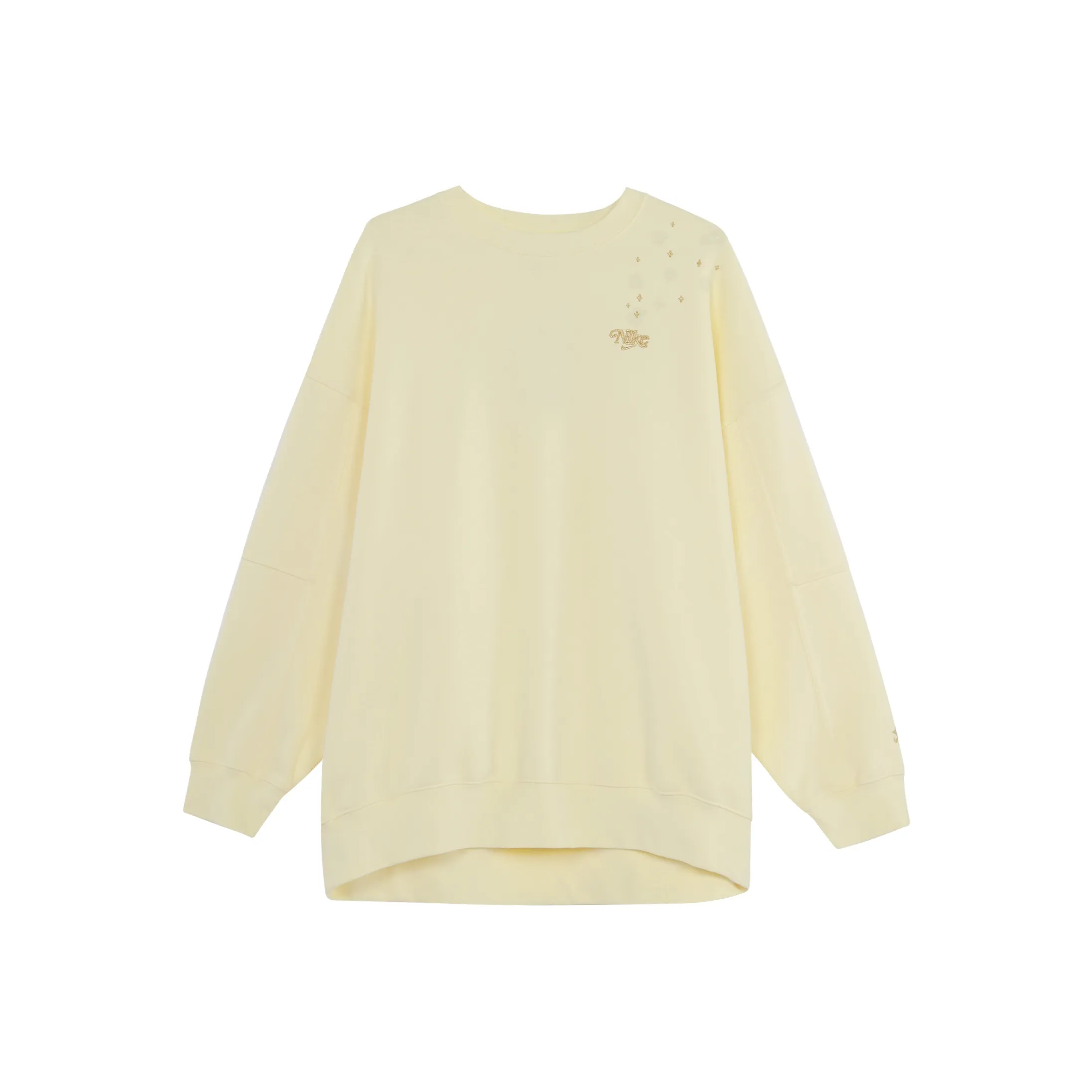 Nike Women'ss Fleece futsal Long Sleeve Sweatshirt Yellow