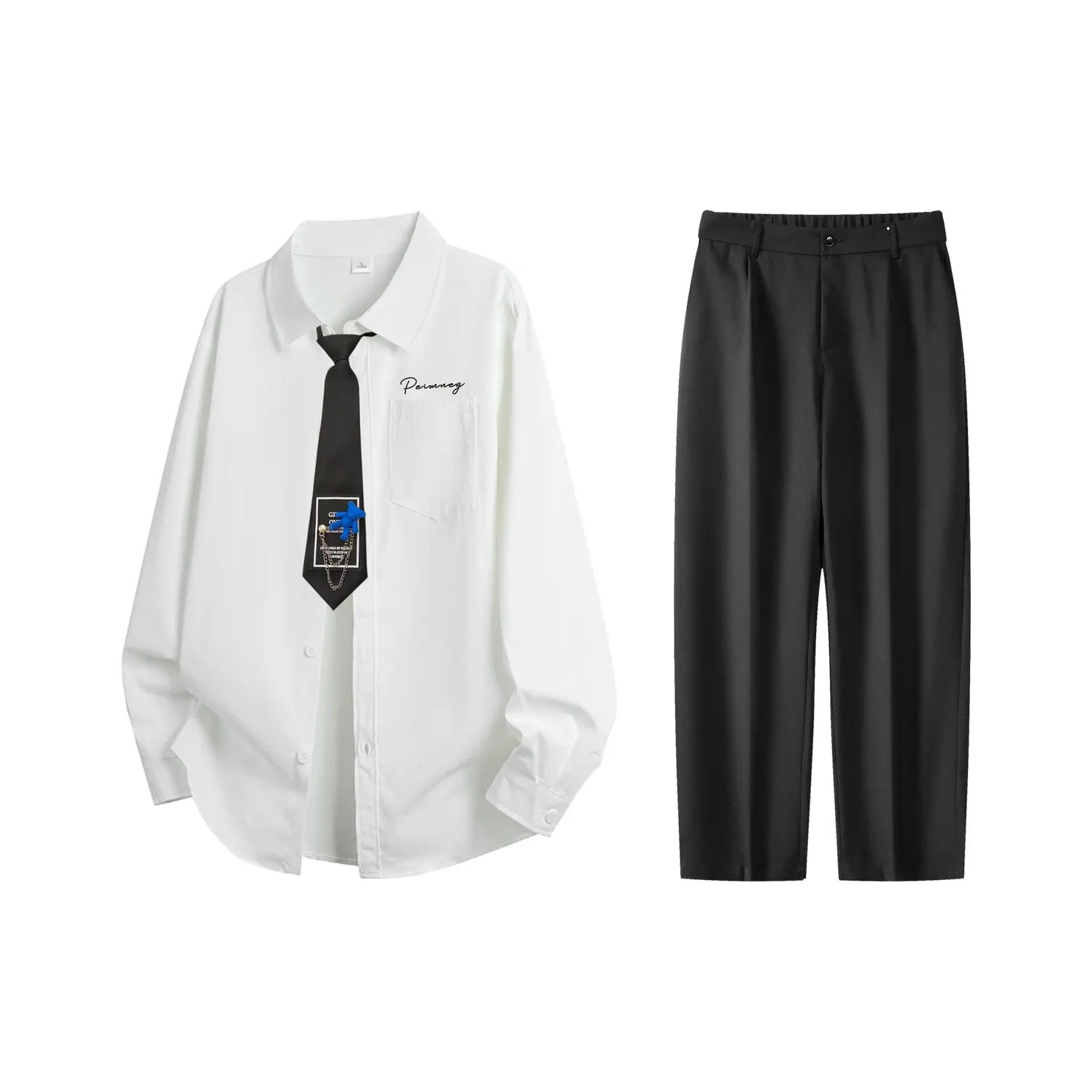 PEIMENG Shirt Matching Set Unisex