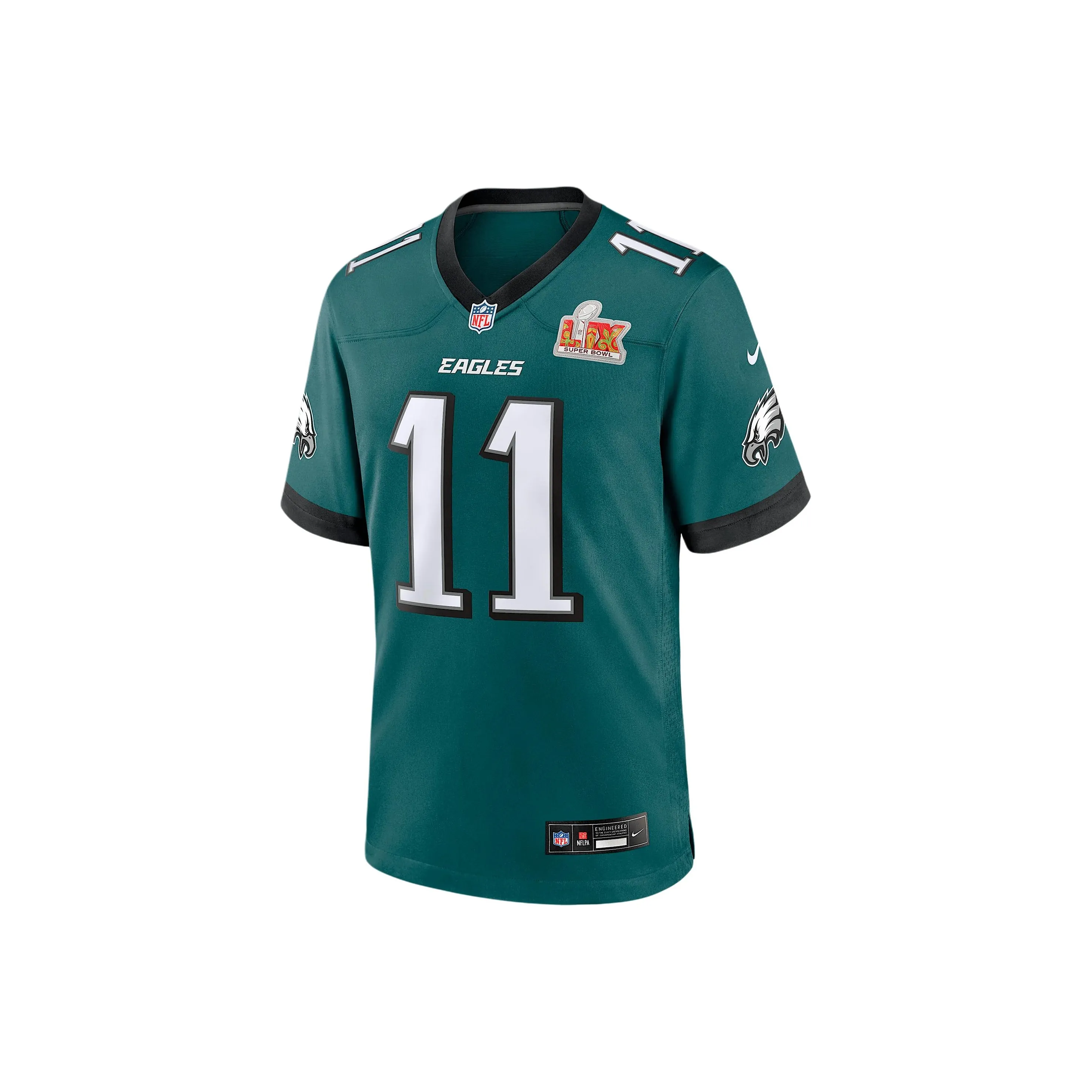 Nike A.J. Brown Philadelphia Eagles Super Bowl Lix Men's Nike Nfl Game Jersey