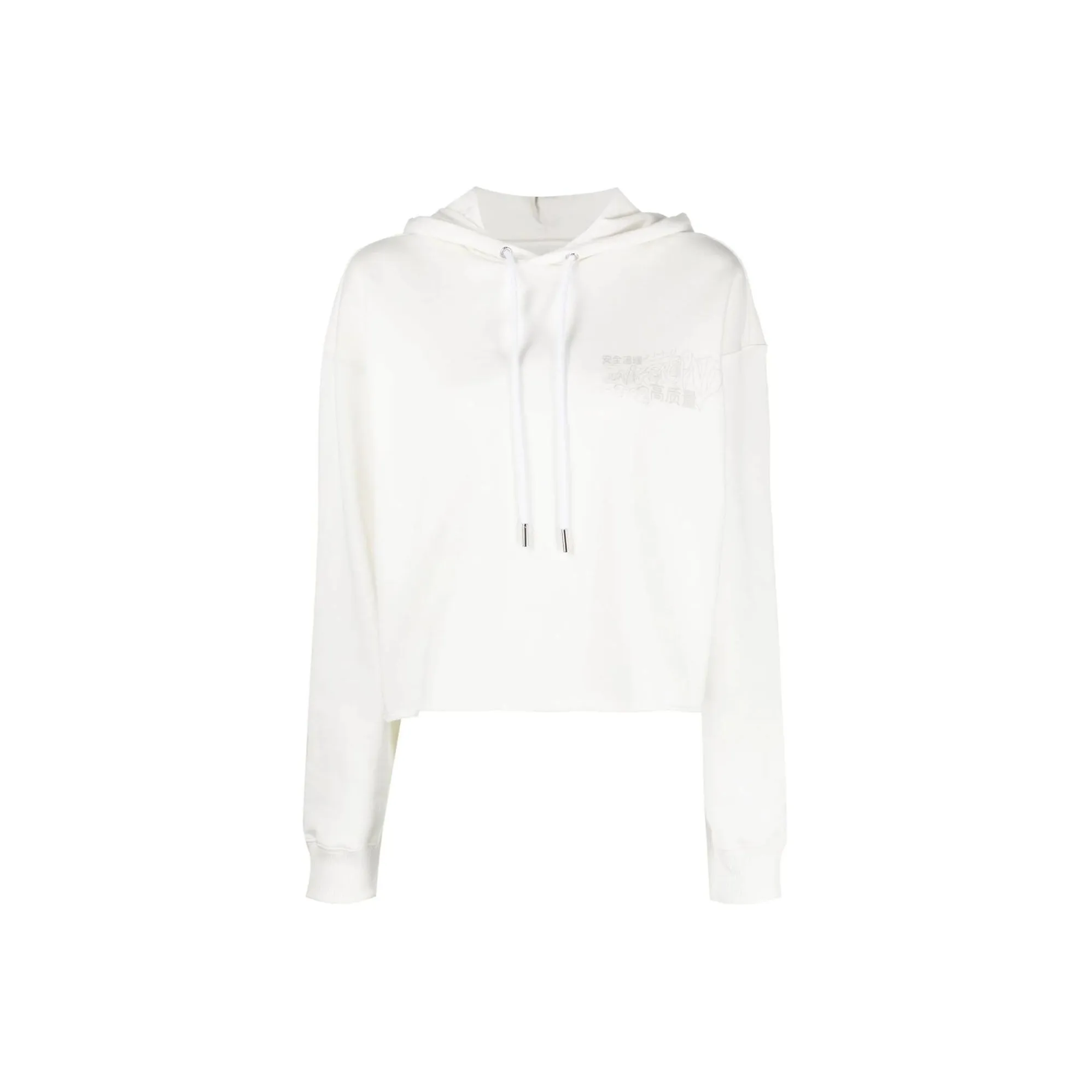Opening Ceremony Flower Chair Printed Cropped Hoodie