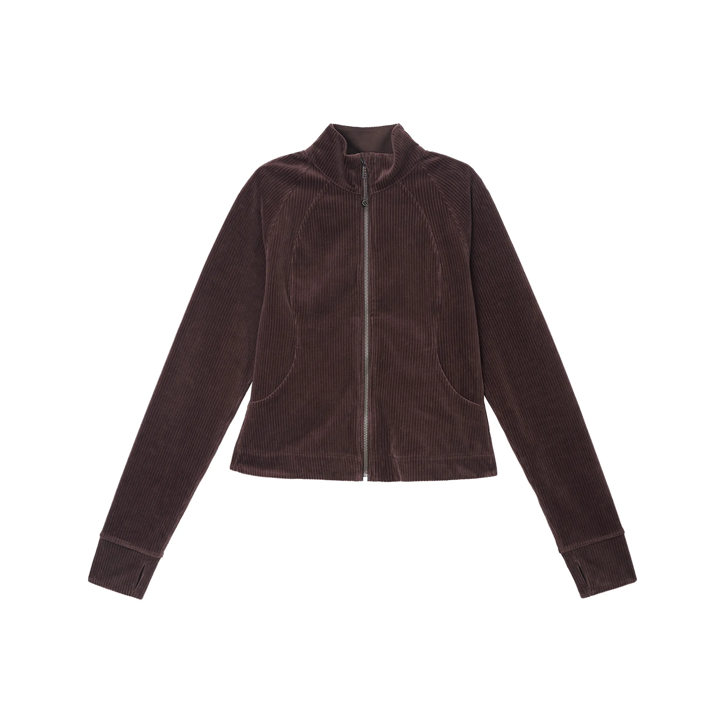 lululemon Scuba Series Куртка Бархат Шнур Куртки Пальто Женские