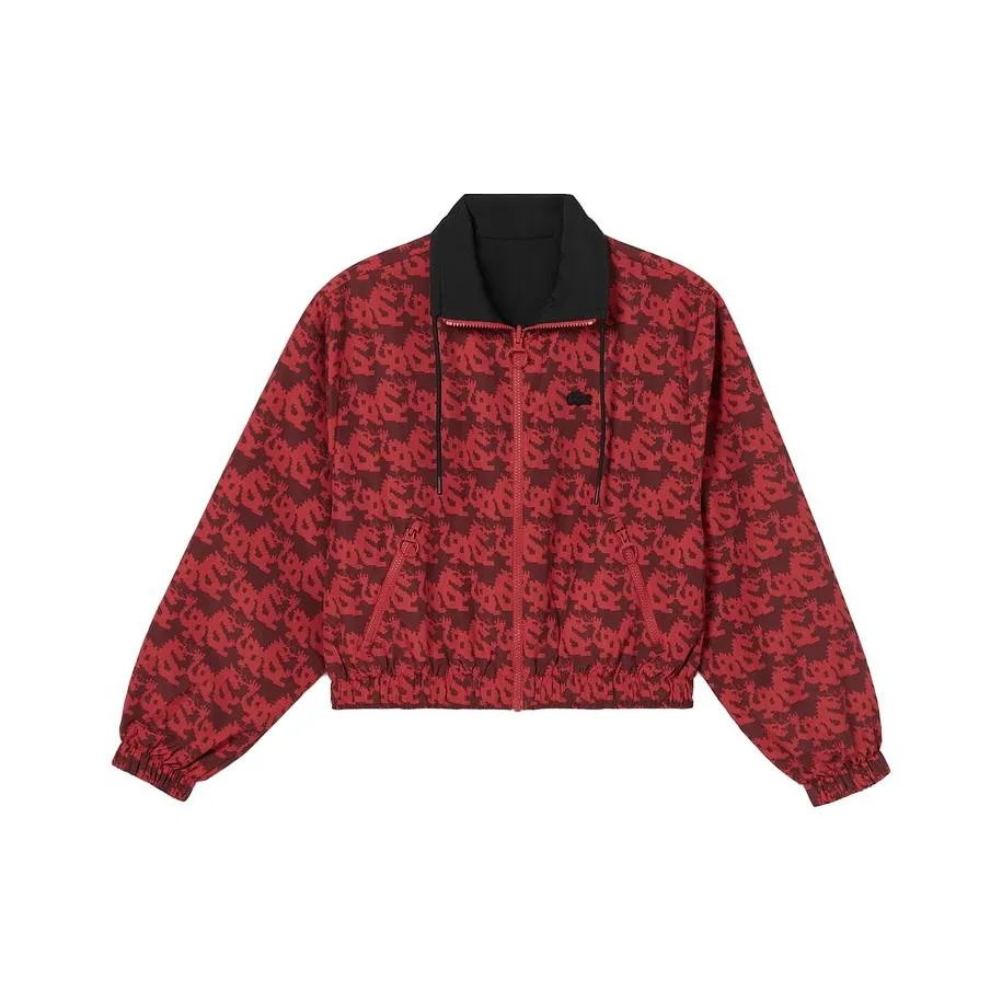 LACOSTE Year of the Dragon Chinese New Year Series Красные Женские Куртки