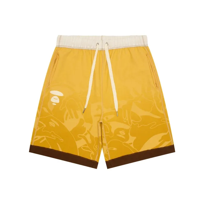 Aape SS25 Повседневные шорты Мужские Экрю IVX