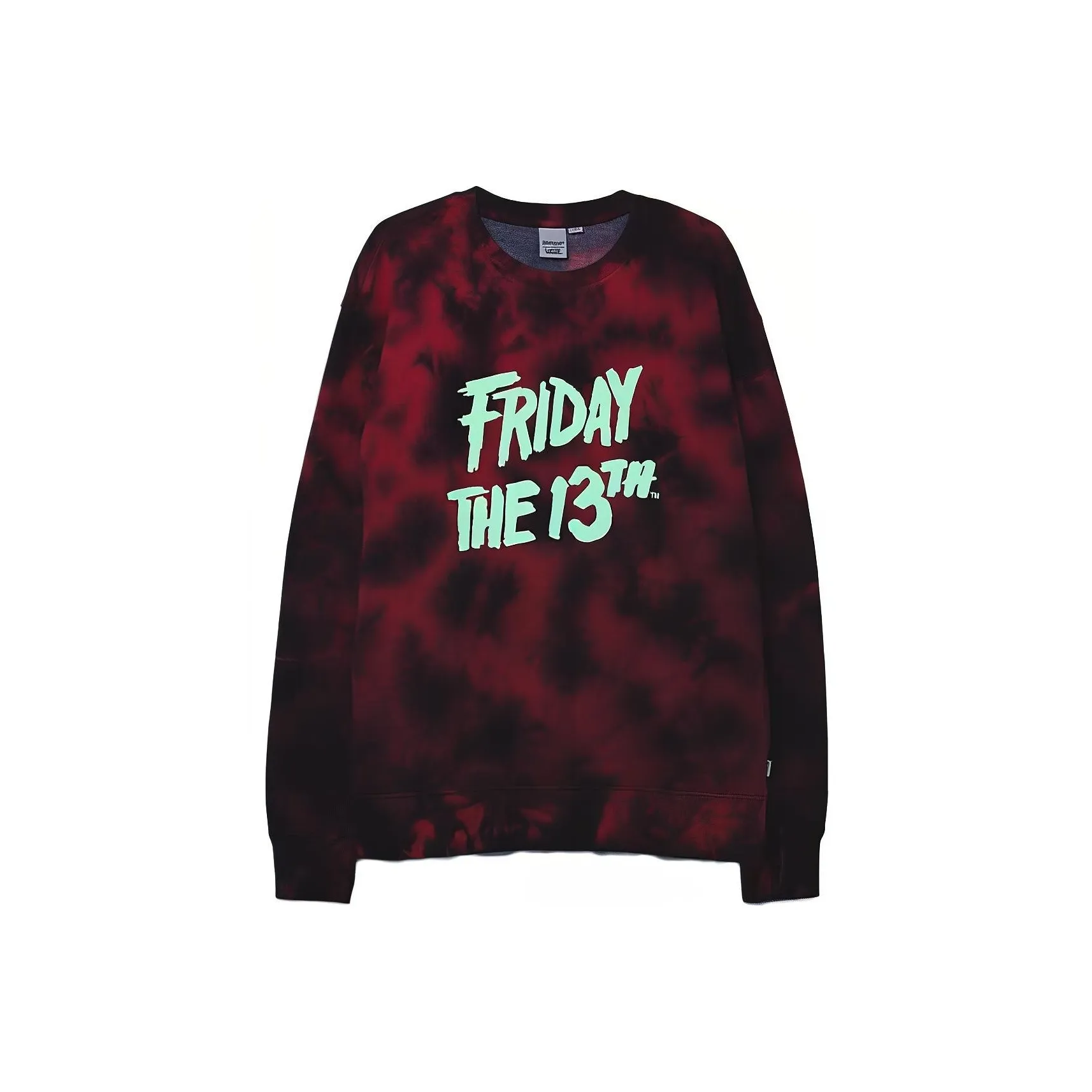 Vans X Friday The 13th Boyfriend Pullover Crew Sweatshirt Red