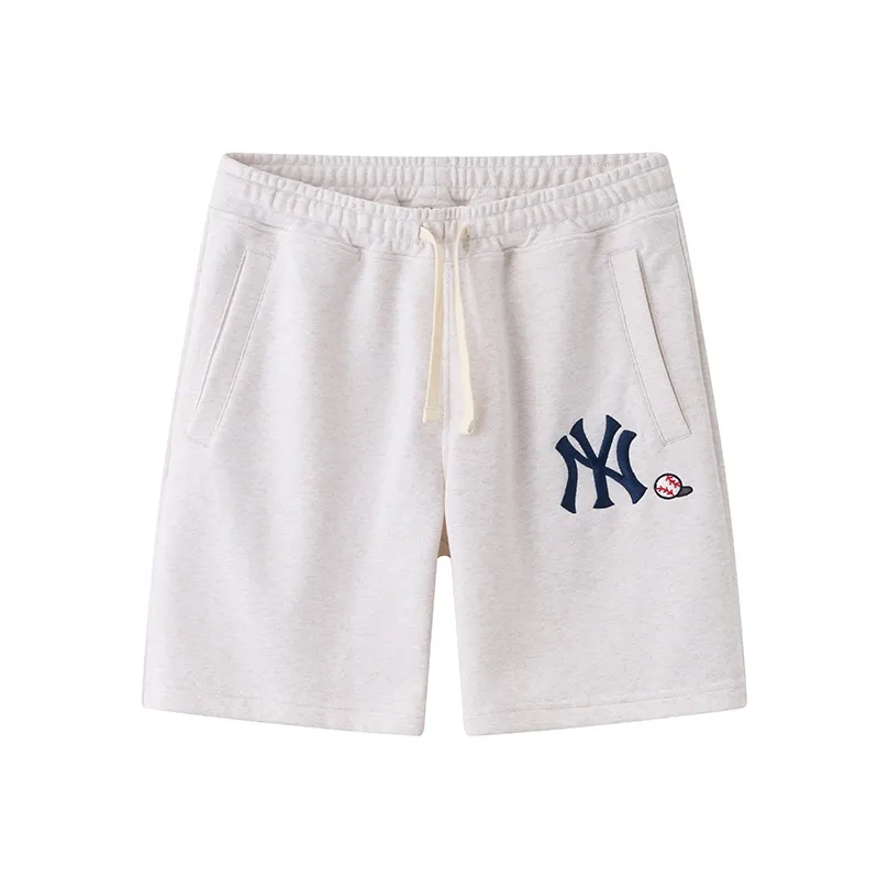 New Era Повседневные шорты унисекс Айвори Белый