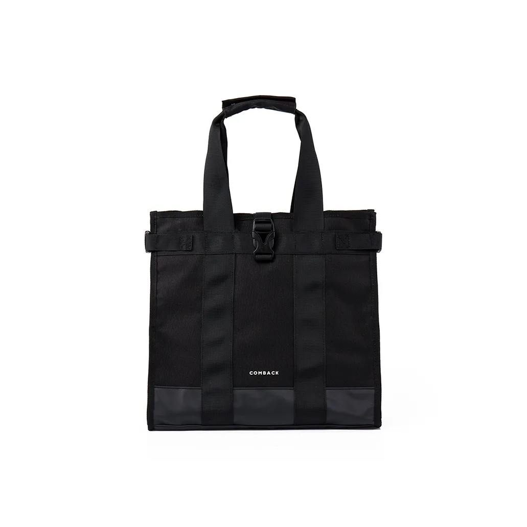 COMBACK Полиамид Тоут Сумка Сумка для покупок Сумка Обычная Унисекс Черная