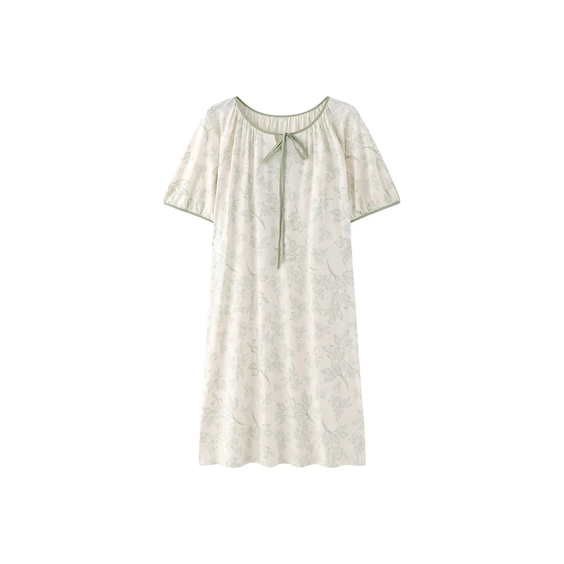 Vine Color Ночная сорочка Женская Изумрудно-зеленая