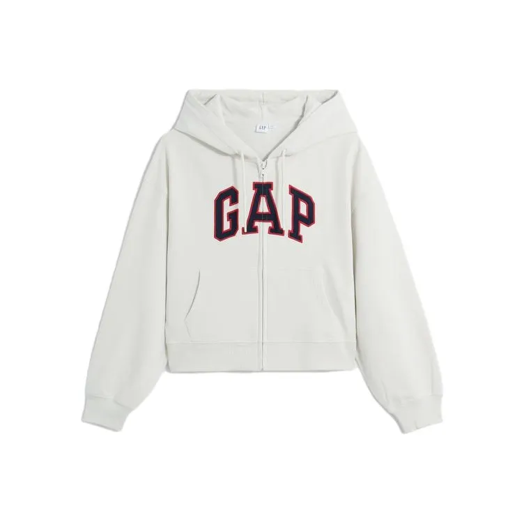 GAP Sweatshirt Women's Gray White